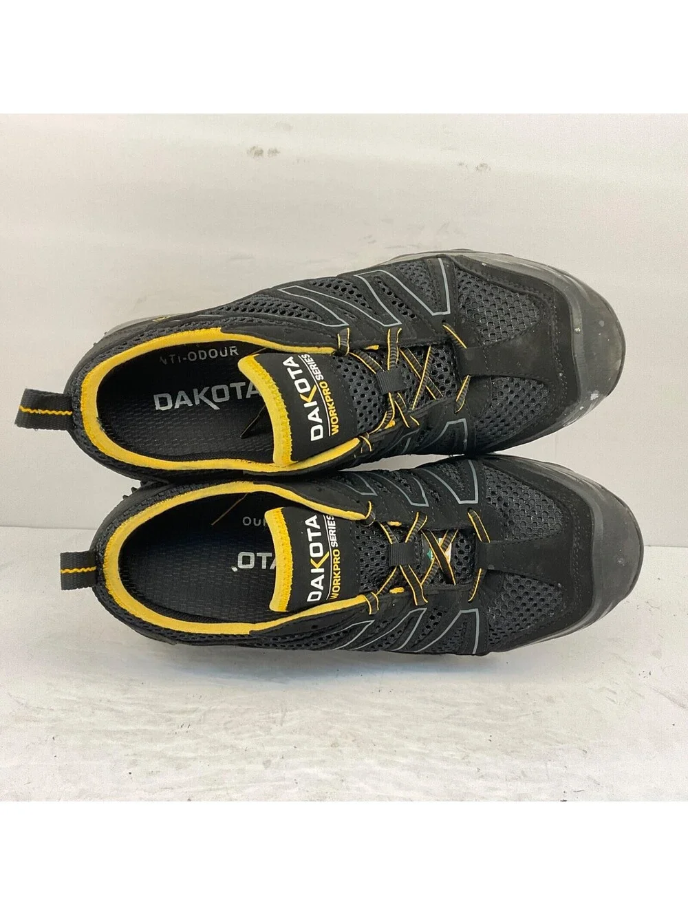 Dakota Men's Low-Cut Aluminum Toe Composite Plate Safety Shoes 2302 Black 8W/L